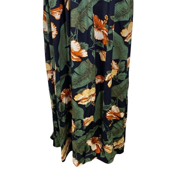 Lulus Temptation Island Floral Maxi Halter Dress Tag Size Large (fits smaller) - Picture 6 of 11